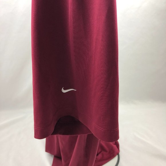 Nike Golf Polo Shirt Mens XXL Maroon Dri Fit Logo Short Sleeve Tour Performance - Picture 4 of 6